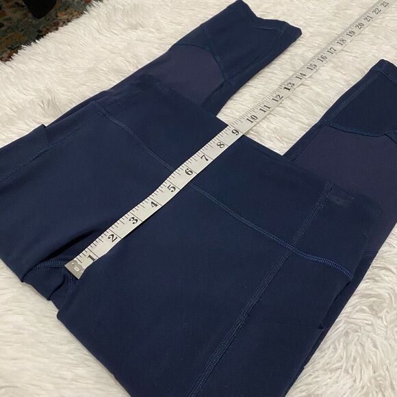 Lululemon Pace Rival Crop *22" Nocturnal Teal Size 4 - Picture 5 of 8